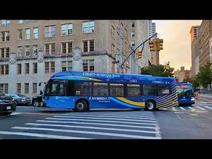 NYCT Bus: M10 Meets M2 & M1, M3, M4, M102 Action on Central Park West @ 96th Street + More!