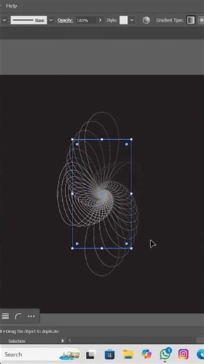 🎨 Wonderful Abstract Design in Illustrator | Eye-Catching Creative Tutorial.#adobeillustrator