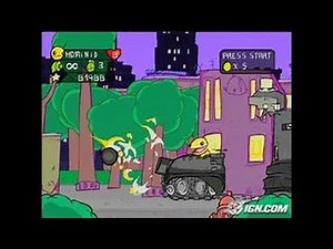 Alien Hominid PlayStation 2 Gameplay - Plowing Through