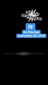Tv on this day, September 30, 1976. #70stv #70stvshows | Retroblastfromthepast