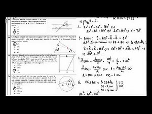 Evaluare nationala 2022 - Matematica -Clasa a 8-a-Teste de antrenament - Test 5 / 2021 – Sub I si II
