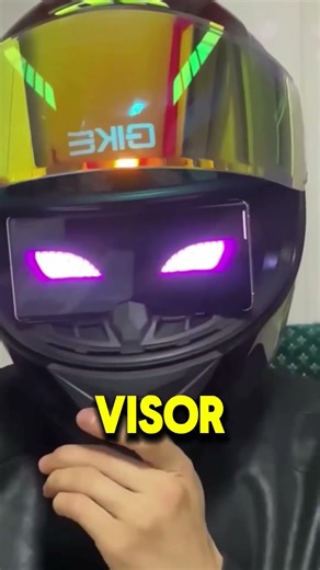 Can You Change Your Eye Color with a Helmet? 😲👀 #tricks #trick #eyes #helmet #hack