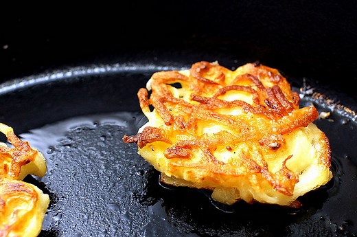 potato latkes, even better