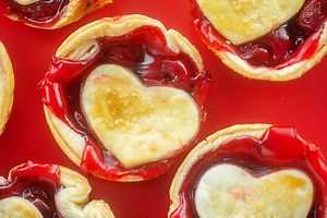 233K views · 1K reactions | Mini Cherry Pies - all dressed up for Valentine's Day! RECIPE: https://www.bunsinmyoven.com/mini-cherry-pie/ | Buns In My Oven | Facebook