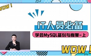 傻白甜式-MySQL数据库备份与增量恢复