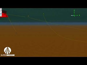 Orcaflex simulation of mooring line release