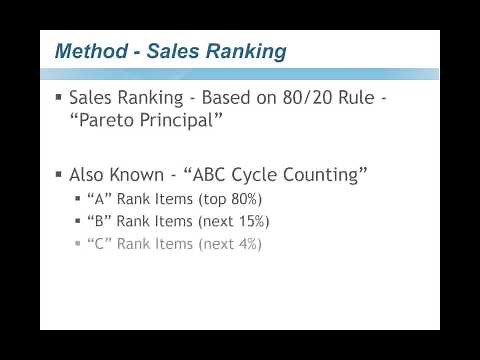 How to Determine a Cycle Counting Method
