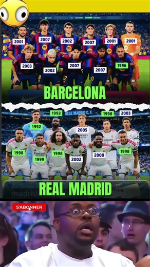 BARÇA VS REAL MADRID : L’ÂGE DE CHAQUE JOUEUR RÉVÈLE DES SURPRISES !