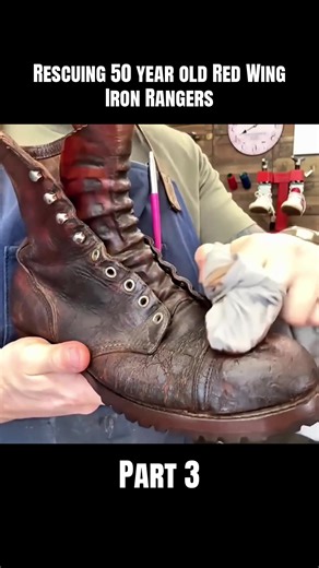 Rescuing 50-Year-Old Red Wing Iron Rangers: Part 3