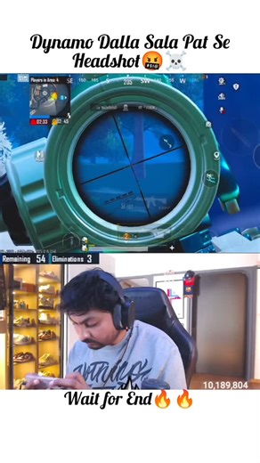 MR :⁠-⁠!Ashish on Instagram: "Headshot 🥵☠️.. #bgmi #pubgmobile #dynamogaming #shorts #ytshorts youtubeshorts gameshorts battleroyalegame mobilegame"