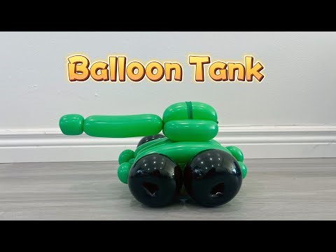 How to Make a Balloon Tank | Easy Balloon Tutorial for Beginners 超簡單氣球坦克教學｜派對必備創意氣球造型