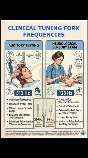 Tuning Fork Frequency..#tuningfork #tuningforks #sensory #bones #neurology