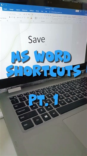 MS Word Shortcuts Pt. 1 | How to Save File | Microsoft Office Shortcuts #PCtutorials #MSoffice #Word