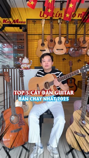 🎶 TOP 5 CÂY ĐÀN ACOUSTIC ĐƯỢC YÊU THÍCH NHẤT 2025 1️⃣ KEY01 🎵 Âm thanh vang, dễ chơi, phù hợp cho người mới bắt đầu. 👉 Mặt top gỗ thông - eo vs lưng gỗ SAPELLI 💰 Giá: 1.490.000đ 2️⃣ KEY02 PLUS 🌟 Thiết kế dáng A tinh tế, âm vang, nội lực 👉 Phù hợp cho người tập chơi và chơi lâu dài 💰 Giá: 2.600.000đ 3️⃣ BLACKWOLF H16C 🔥 Dáng D hiện đại – Âm thanh trầm và dày 👉 Dễ chơi, action thấp, gỗ thịt nguyên tấm 💰 Giá: khoảng 1.490.000đ 4️⃣ MAGNA M91 - EQ LC5 🎶 Thân đàn hoàn toàn bằng gỗ mahogany,