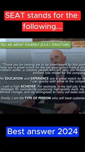 SEAT method explained! How to ANSWER the difficult job interview questions? Job interview questions answers #jobs #howtomakemoneyonline #howtopassinteeview #jobinterview #interviews #interviewskills #fypシviralシ2024 #interviewtips #interviewquestionsanswers #FacebookPage | English Tuition