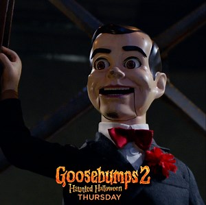 91K views · 2.6K reactions | Slappy’s back and this time, he’s bringing Halloween to life!  #Goosebumps2Movie- early showings start Thursday night, in theaters everywhere Friday. | Goosebumps Movie | Facebook