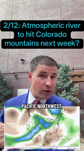 Atmospheric River Set to Impact Colorado Mountains Next Week
