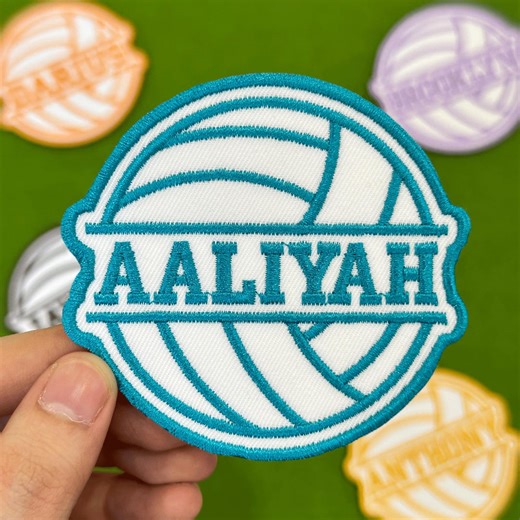 Personalized Sport Volleyball Patch: Custom Name Volleyball, Patches, Team Name Gifts Coach Patch Applique for Clothes Hats Backpacks - Etsy