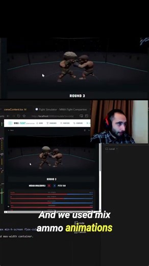 I Built a UFC Fight Simulator with Three.js + Mixamo