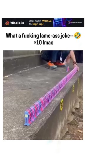 Explainer_Zone on Instagram: "The post shares a 13-second video of a colorful plastic cup chain reaction on outdoor steps, where a group counts down and triggers a domino-style tumble, capturing the joy of simple, absurd engineering for laughs. Posted by @Jzio8H , a Japanese user known for whimsical content, the caption "くｯだらねｪーーーｯ×10ww" translates to "This is so silly/hilarious!!! x10 lol," emphasizing its pointless yet entertaining appeal. With over 5,700 likes and 773,000 views in under a day
