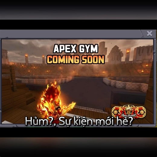 New event revealed: "Apex Gym," and the second set available in the shop after Reaper. #blockmango