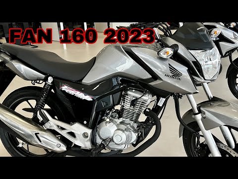 NOVA HONDA FAN 160 2023 PRATA METÁLICO EM DETALHES MAIS PREÇO/ELA OU FAZER 150?