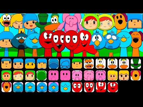 Incredibox Sprunki OC All Pocoyo Phase 1 to Phase 2: Sleepy Bird, Fred, Pato, Elly, Loula Part 2