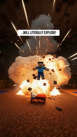 💥 Did you know this Minecraft fact? Beds explode if you try to sleep in the Nether or the End 😱 That’s why players use them to fight the Ender Dragon! 🔥 Like & subscribe for more Minecraft facts 🎮 #Minecraft #MinecraftFacts #Shorts #ExplodingBeds #Nether #EnderDragon