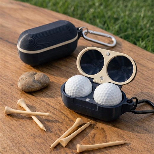 Personalized 3D Printed Golf Ball Holder Case, Golf Accessory (optional Name) - Etsy