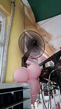 Rare 1997 Hanabishi HIWF-180 18" Industrial Wall Fan