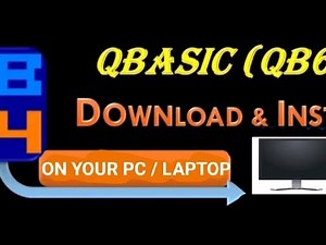 How To Download Qbasic/Qb64 In Windows 10/11 (In Hindi) || Computer Programming Language.