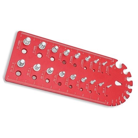 Nut and Bolt Thread Checker, Bolt and Nut Identifier Gauge Wide Application Portable for Aerospace - Walmart.ca