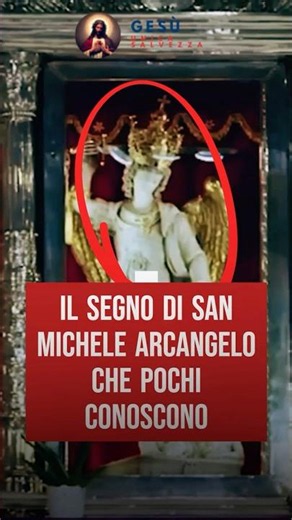 Il segno di San Michele che pochi conoscono #sanmichelearcangelo #sanmichele #grottasanmichele