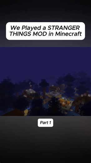 We Played a STRANGER THINGS MOD in Minecraft