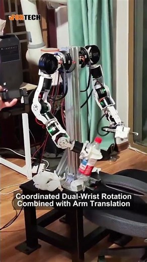 Agility A2 Robot Hand | Two-Hand Water Bottle Transfer Test with Human-Like Precision