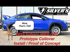 Lifting a 2022 Subaru WRX with Silver's NeoMax
