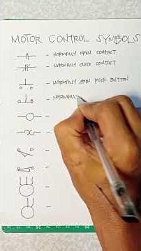 Motor Control Symbols.#electrical #electrician #industrialelectrician #electricianlife