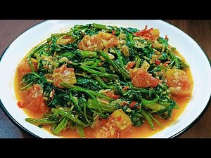BECAUSE I USED THIS RECIPE, WATER SPINACH HAS BECOME THE PRIMA DONNA OF VEGETABLE PROCESSINGS..!!