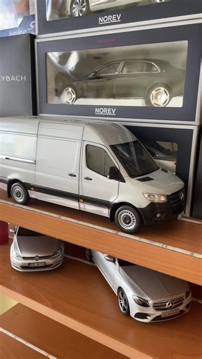 Mercedes Sprinter 2018 Norev 1:18 Diecast Model - Miniature Van Collection