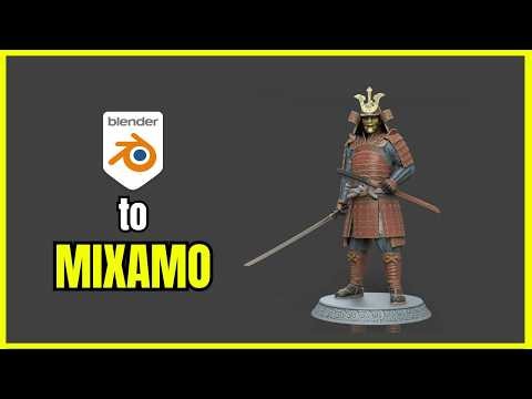 How to Export Blender Models to Mixamo (Use OBJ to Avoid FBX Errors)