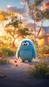 46K views · 24K reactions | ✨Wait for me! I’ve got a little secret to share...  I’m hurrying over just to say: I love you! And I’m so happy you’re part of my world! That’s it — carry my hug with you!  #art #animation #AIart #Generativeart #Generativeai #animacion #3danimation #blender #blender3d #3drendering #animationart #animationmeme #pixar #pixaranimation | Mini Studio | Facebook