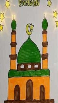 Ramadan drawing easy step by step 2026 #shorts #youtubeshorts #reels #drawing
