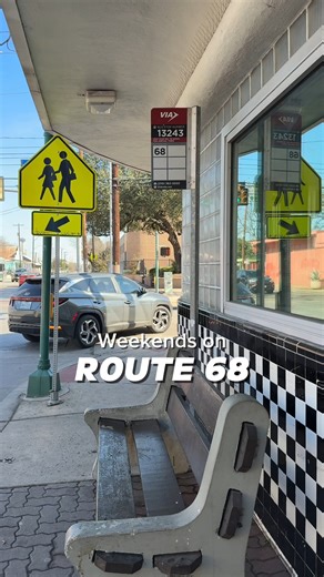 🚌 More weekends, less waiting on Route 68. Route 68 now runs every 15 minutes on weekends, making it easy to explore the Guadalupe Cultural Arts Center, discover local art, and stop by La Popular Bakery. Culture, food, and community are just a short wait away. Plan your trip at VIAinfo.net | VIA Metropolitan Transit