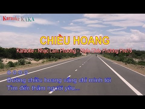 Chiều hoang - karaoke Style Elvis Phương Pre75