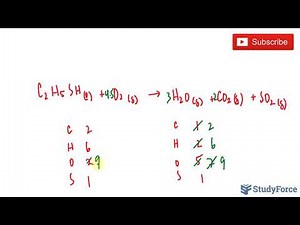 ⚗️ Writing Equations for Combustion Reactions