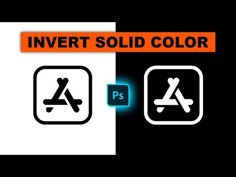 How to invert solid color in Photoshop | Easy & Professional Tutorial