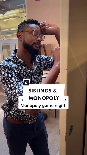 It’s all fun and games until your little sister asks you to play for the fourth time in a row. #monopoly #monopolygame #monopolyfamily #knocking