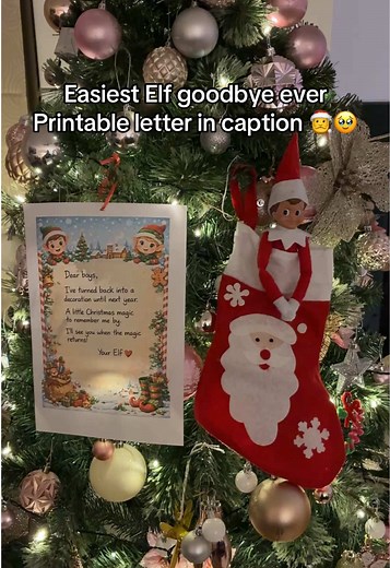Easy Elf on the Shelf Goodbye Idea in 5 Minutes