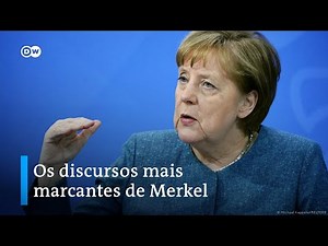 Os discursos mais marcantes de Merkel