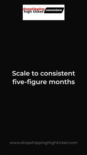 I almost gave up on high-ticket drop shipping, conversion rate optimization, consulting.\n\nThen I dis